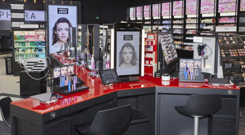 A Sephora store demonstrating the rebirth of retail