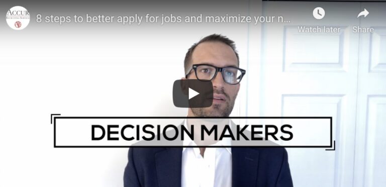 Job Search Strategy: 8 Steps to Making Your Application Stand Out and Get Interviews