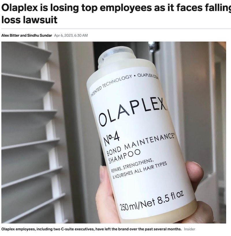 Olaplex scandal